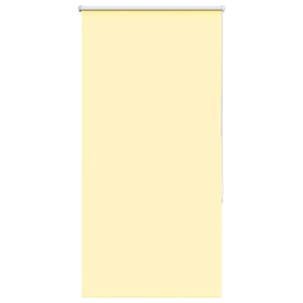 Store enrouleur occultant jaune largeur du tissu 70,7 cm
