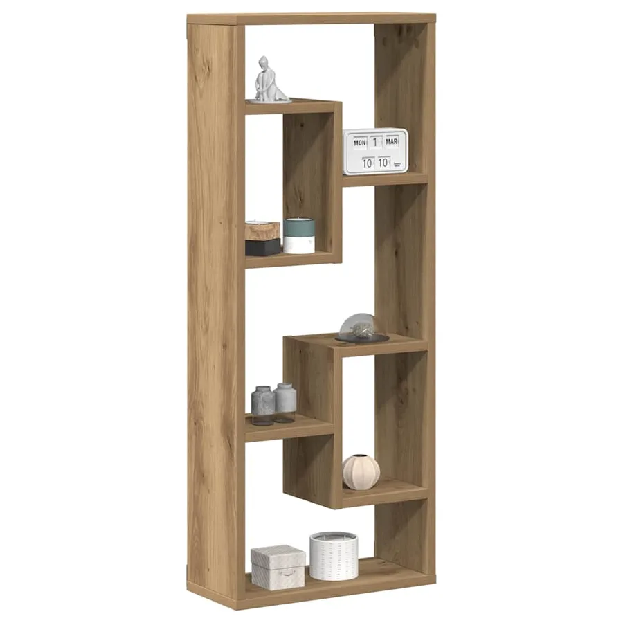 Étagère murale Chêne artisanal 36 x 16 x 90 cm Bois d'ingénierie - 4