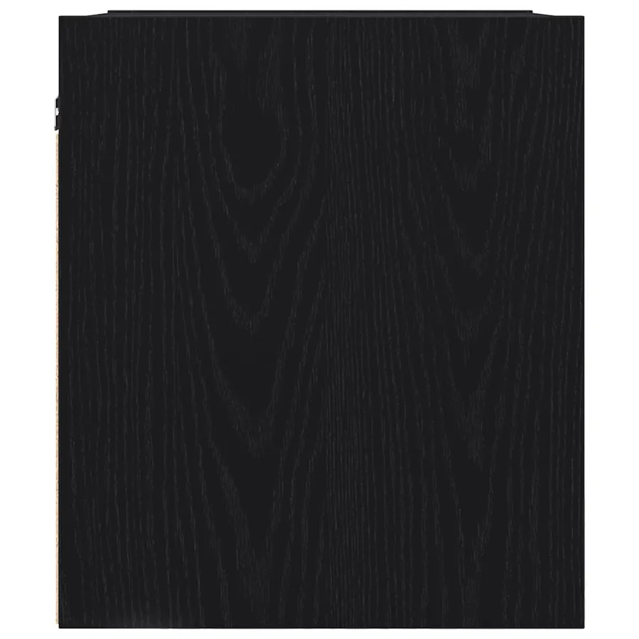 Table de chevet murale chêne noir 38x34x40 cm - 7