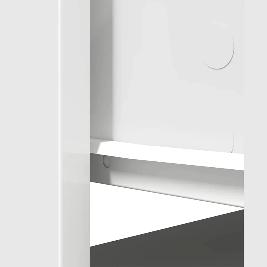 Table console avec tiroirs blanc 85,5x38,5x74,5 cm - 10