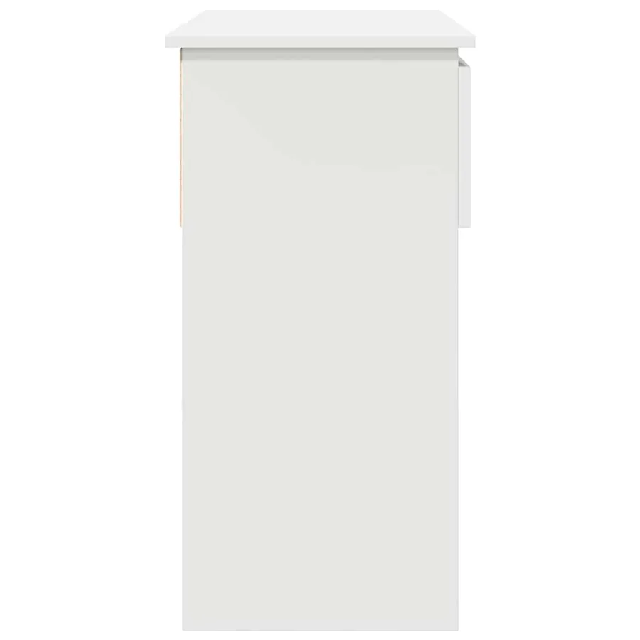 Table console avec tiroirs blanc 85,5x38,5x74,5 cm - 7