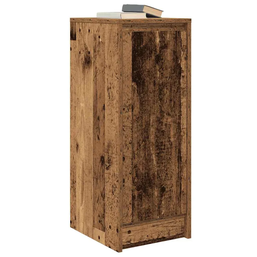 Buffet vieux bois 29,5x34x76 cm bois d'ingénierie - 4