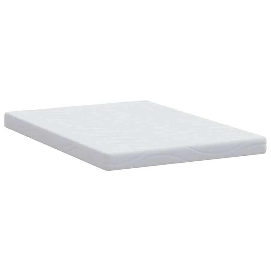 Matelas Blanc 140 x 190 cm Tissu jacquard - 6