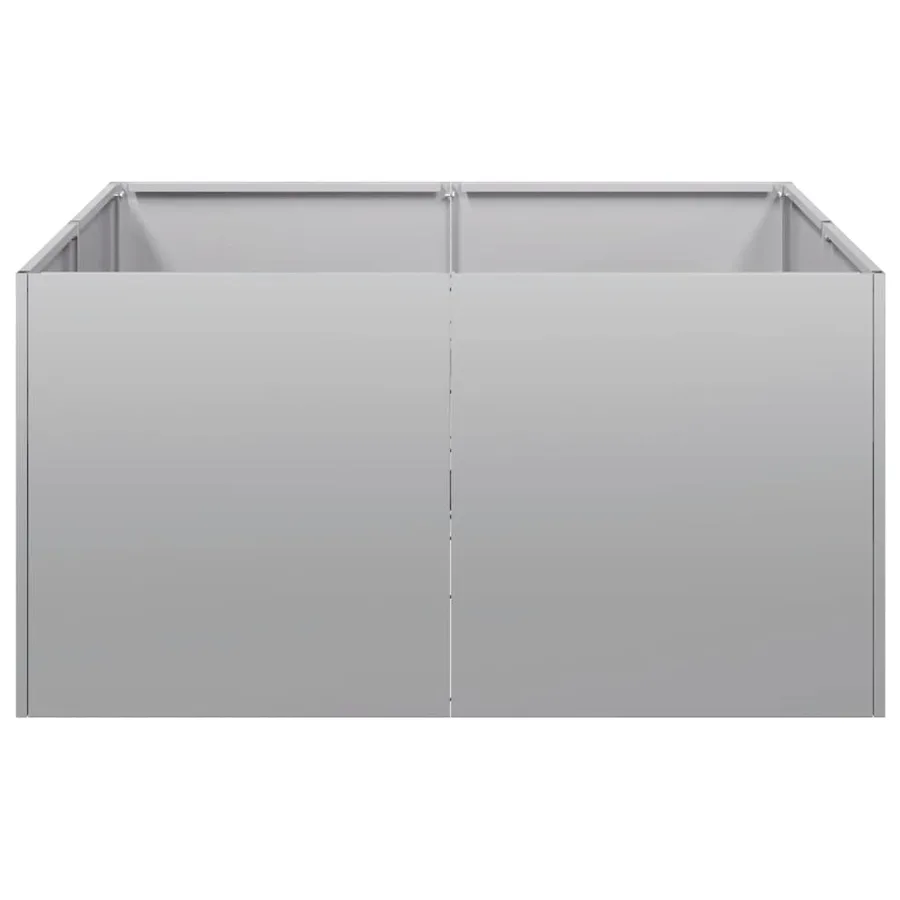 Jardinière 80x80x40 cm acier galvanisé - 4