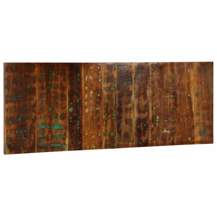 Tête de lit multicolore 140 cm bois massif récupération - 2