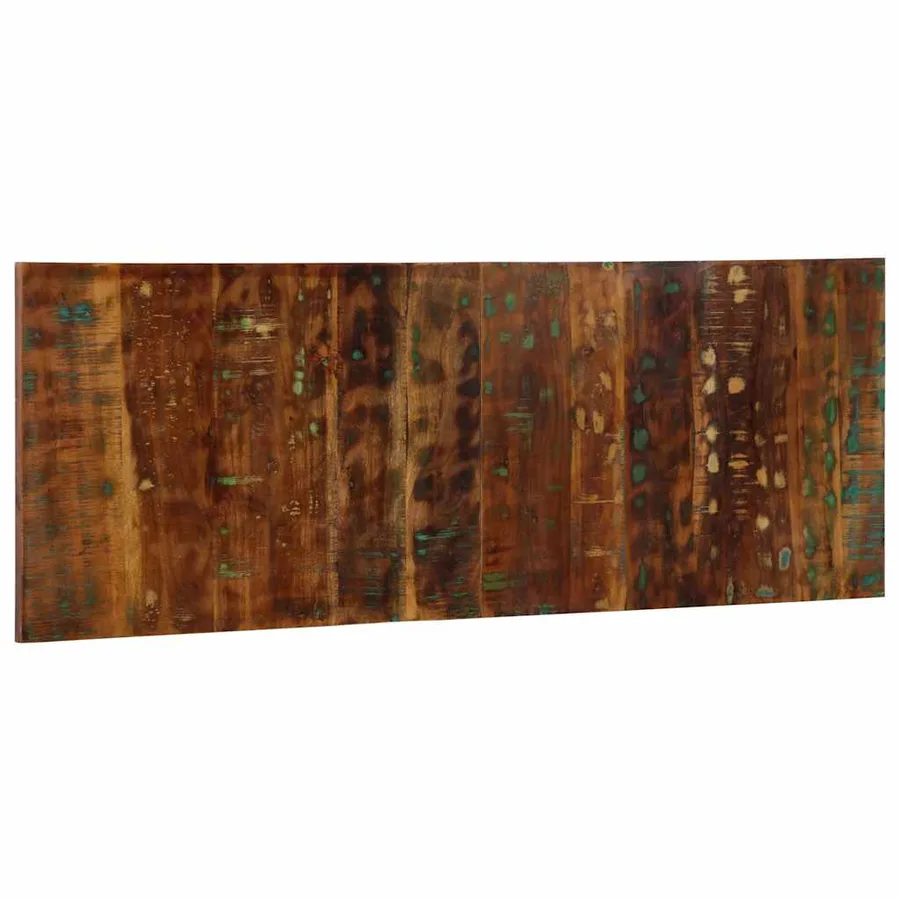 Tête de lit multicolore 140 cm bois massif récupération - 4