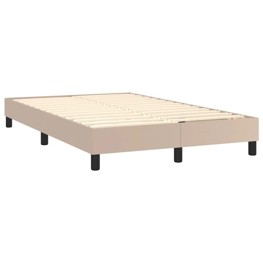 Sommier à lattes de lit avec matelas Cappuccino 120x200 cm - 4