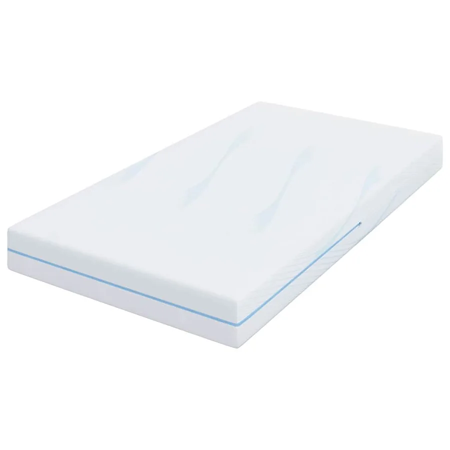 Matelas Moyennement ferme 90 x 200 cm Blanc - 4