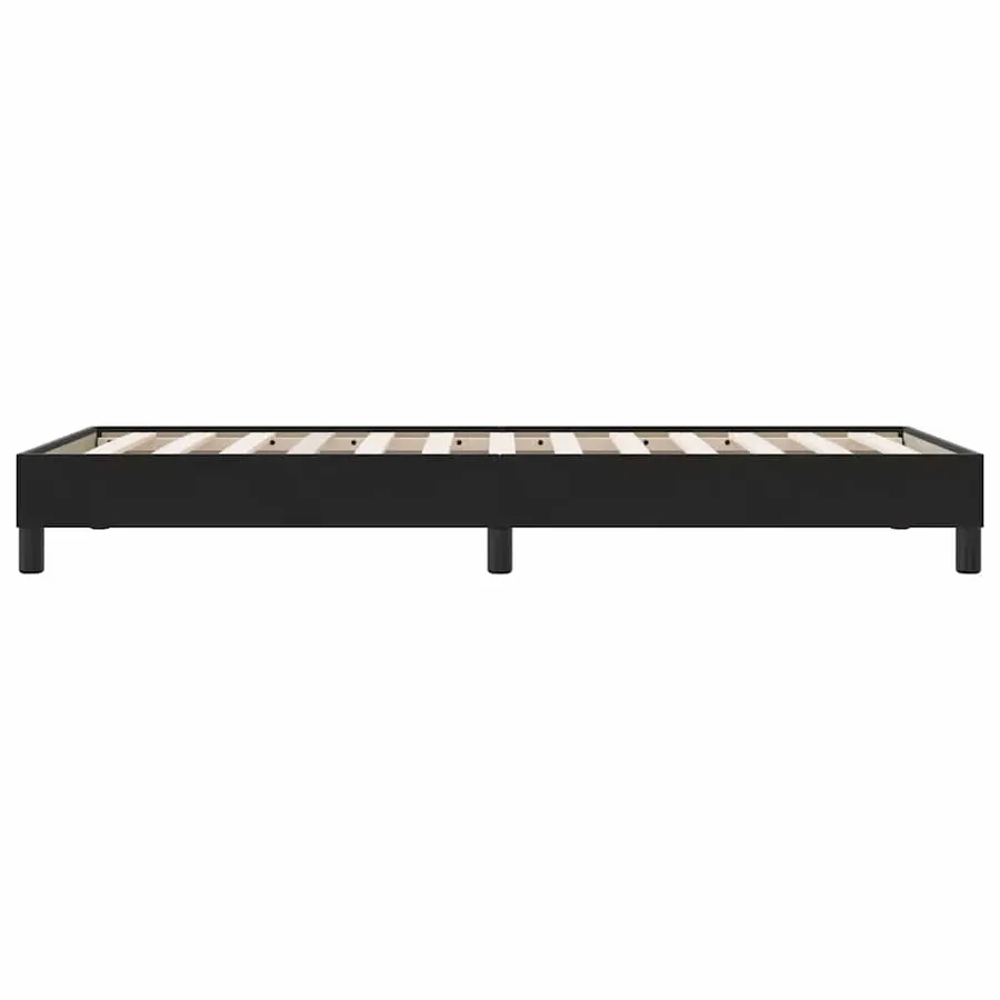 Cadre de lit sans matelas noir 100x220 cm velours - 6