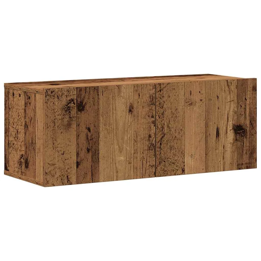 Ensemble de meuble TV mural 7 pcs vieux bois bois d'ingénierie - 6