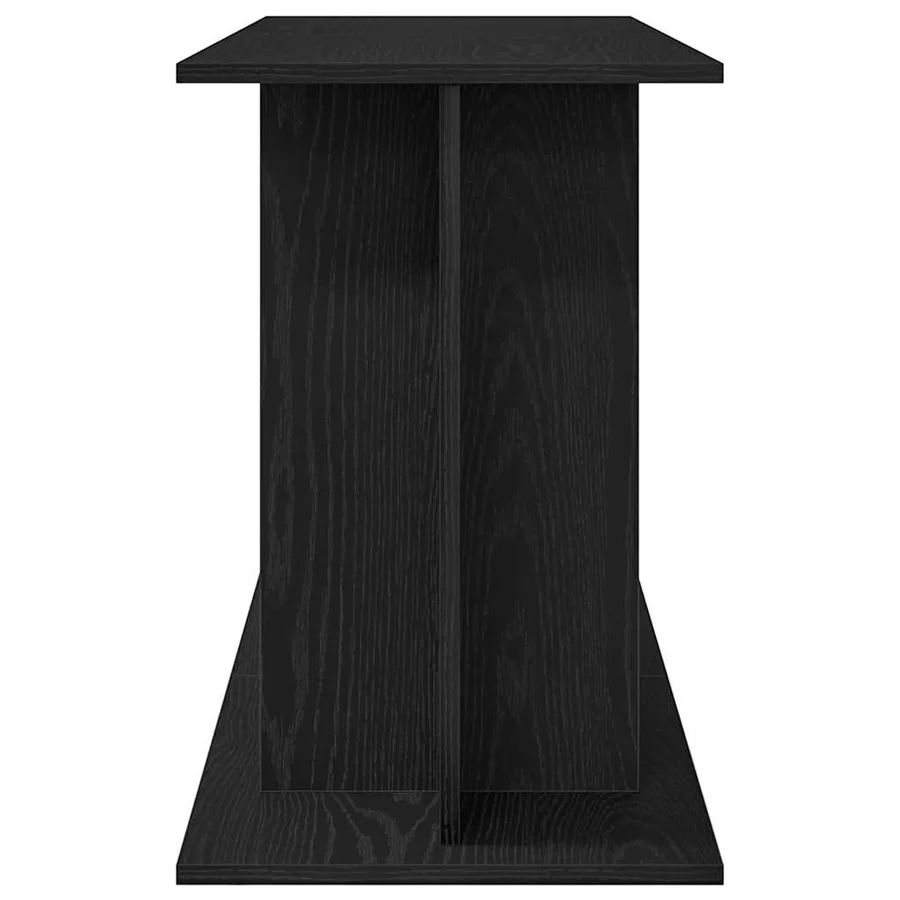 Support d'aquarium en chêne noir 120 x 40 x 60 cm Bois d'ingénierie - 6