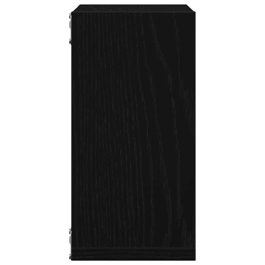 Étagères murales cubiques lot de 4 chêne noir 30 x 15 x 30 cm bois composite - 7