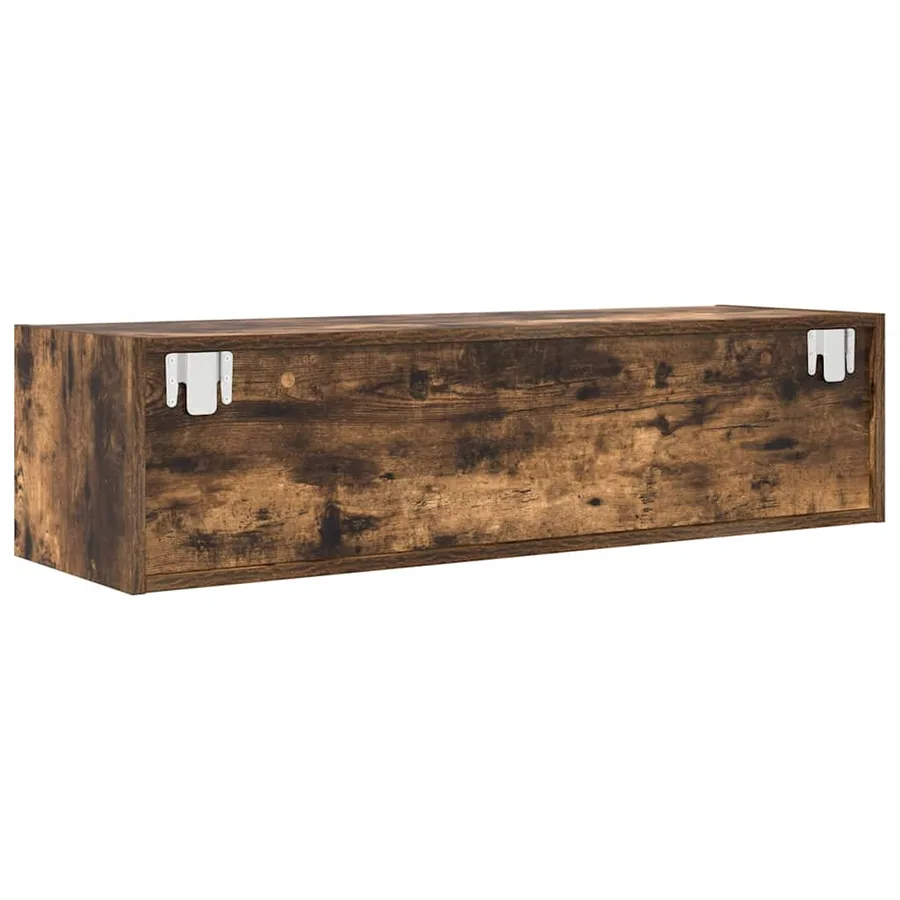 Meubles TV 2 pcs chêne fumé 100x31x25,5 cm bois d'ingénierie - 9