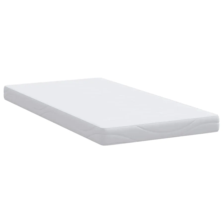 Matelas Blanc 100 x 200 cm Tissu jacquard - 5