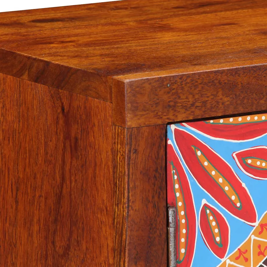 Table de chevet 2 pcs 40x30x45 cm bois d'acacia massif - 5