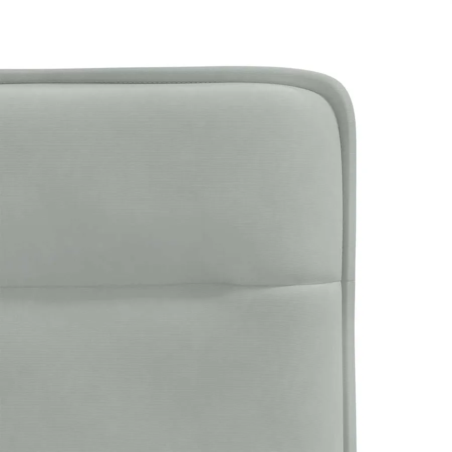 Chaises à manger lot de 6 gris clair velours - 7