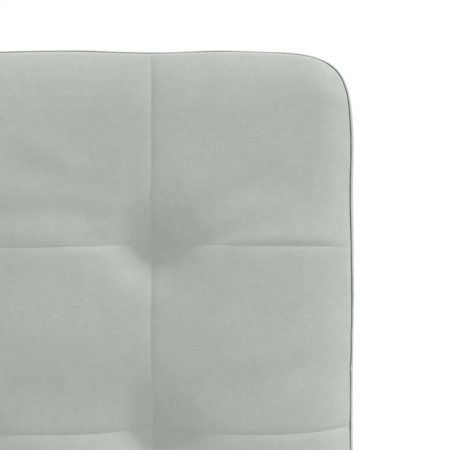Chaises à manger lot de 2 Gris clair Velours - 7