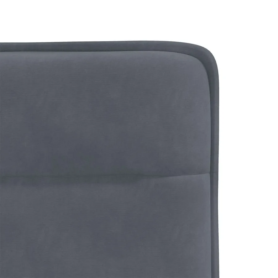 Chaises à manger lot de 4 Gris foncé Velours - 7