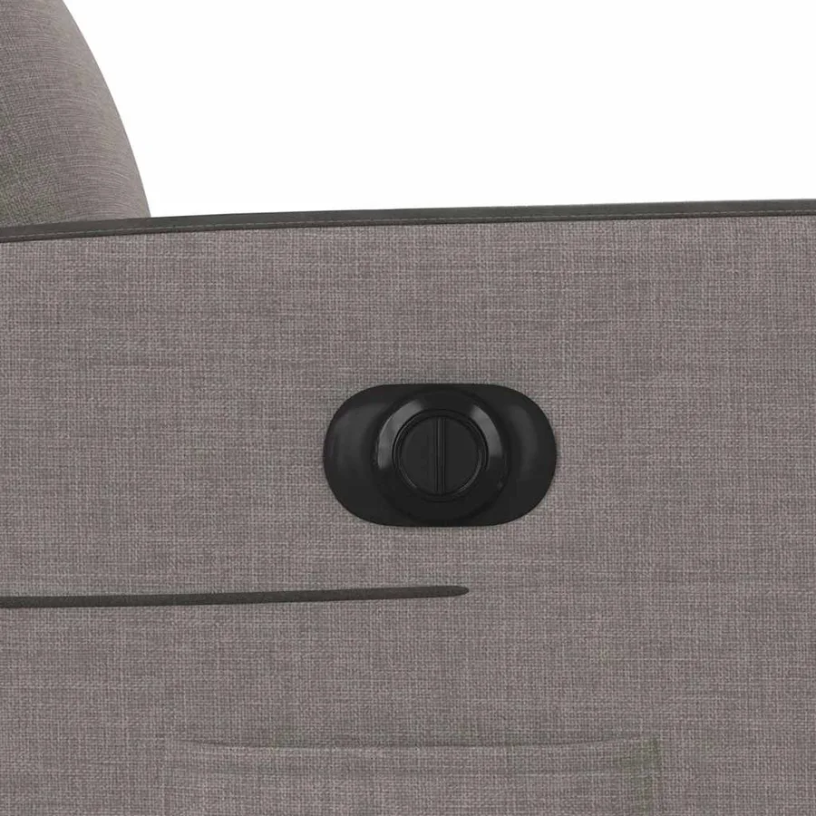 Fauteuil inclinable électrique taupe tissu - 14