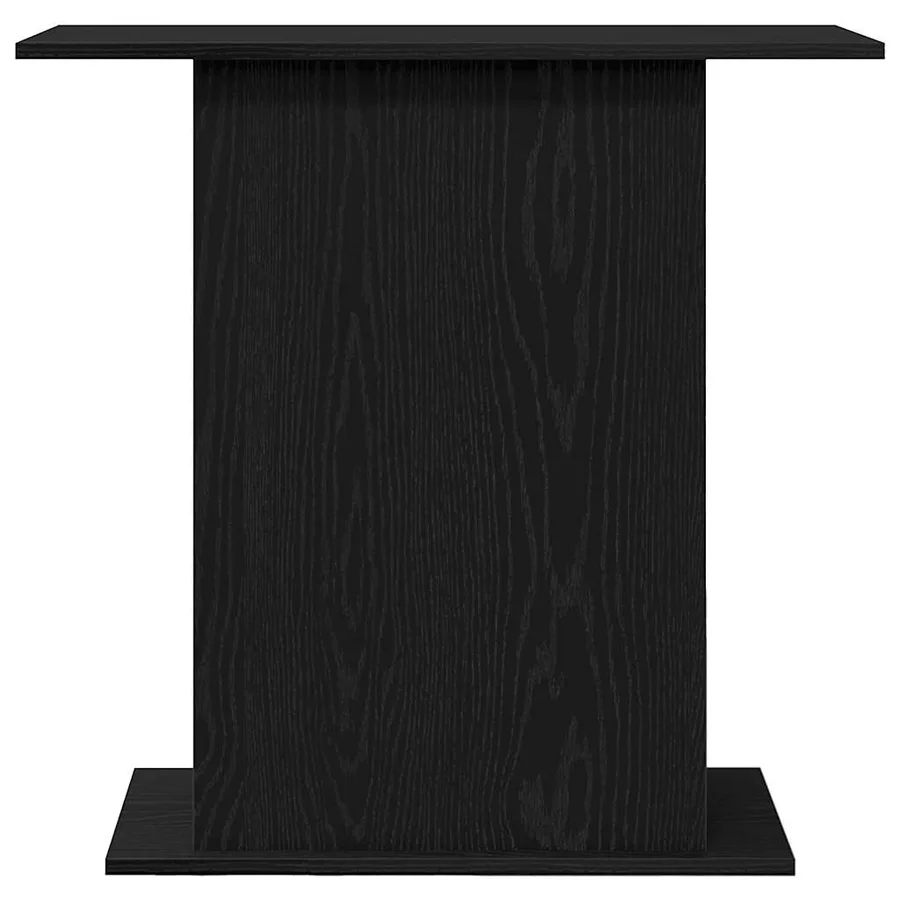 Support d'aquarium Chêne noir 75x36x72,5 cm Bois d'ingénierie - 5