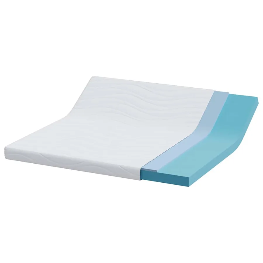 Matelas Blanc 180 x 200 cm Tissu jacquard - 4