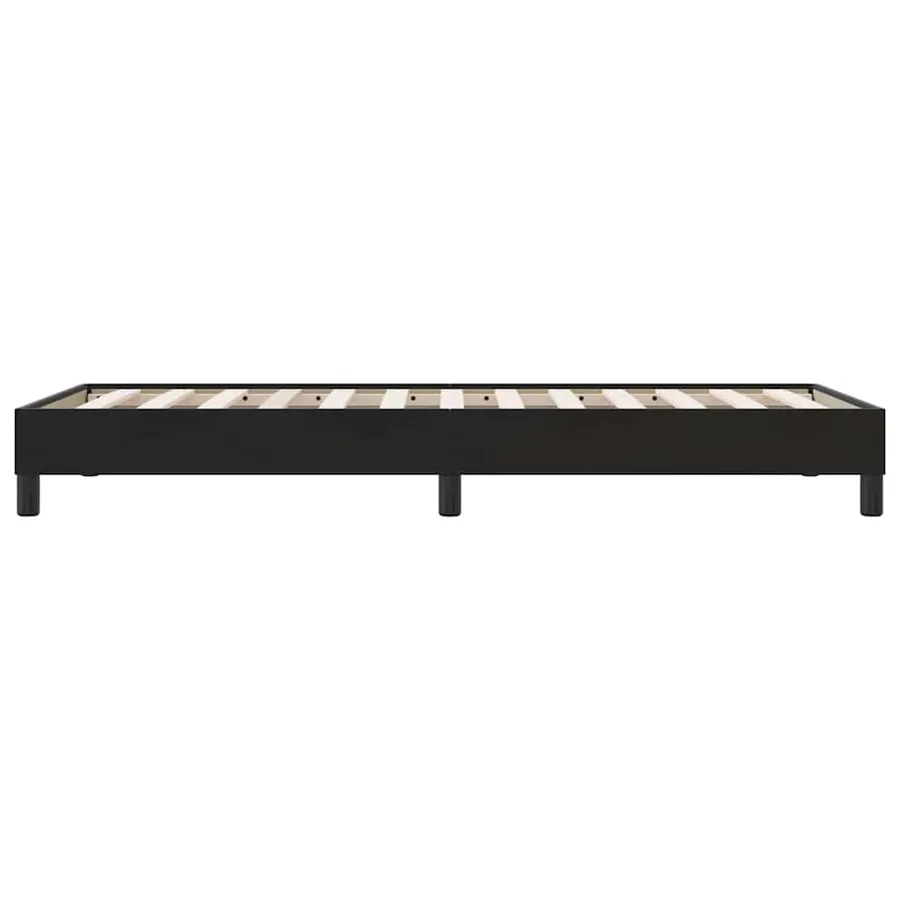 Cadre de lit sans matelas noir 90x210 cm velours - 6