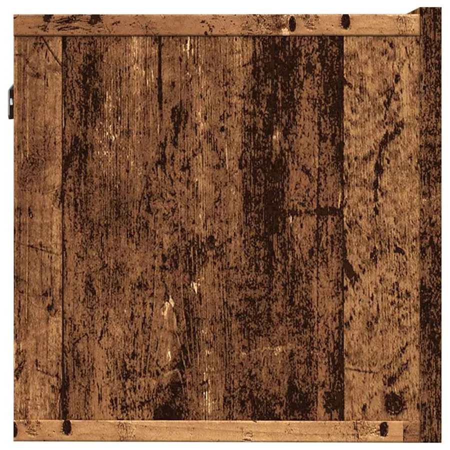 Meubles TV muraux 2 pcs vieux bois 80x30x30 cm - 6