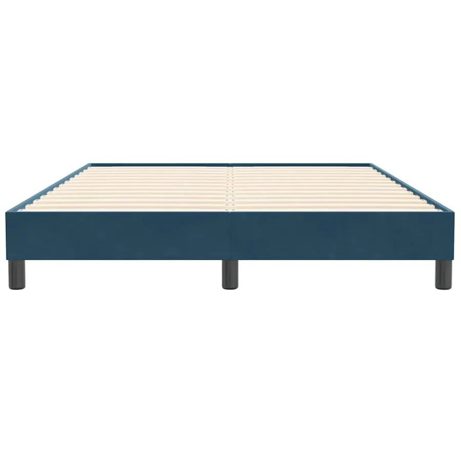 Sommier à lattes de lit sans matelas 160x210 cm velours - 5