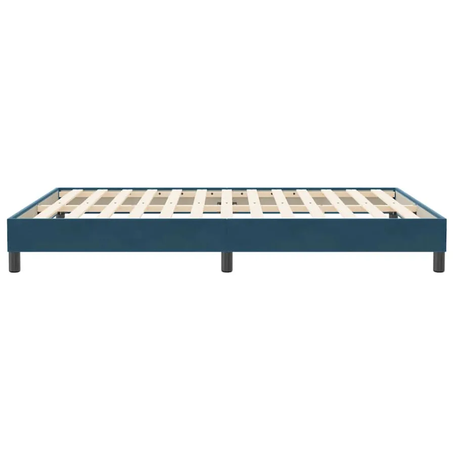 Sommier à lattes de lit sans matelas 160x210 cm velours - 6