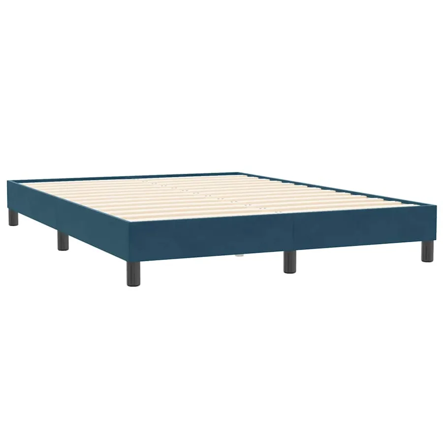 Sommier à lattes de lit sans matelas 160x210 cm velours - 7