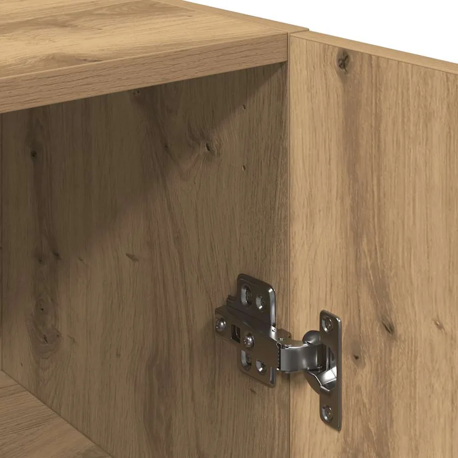 Meubles TV 2 pcs chêne artisanal 30,5x30x90cm bois d'ingénierie - 9