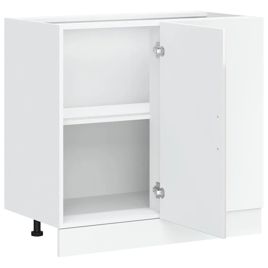 Meuble bas de cuisine « Lucca » Bois d'ingénierie blanc brillant - 5