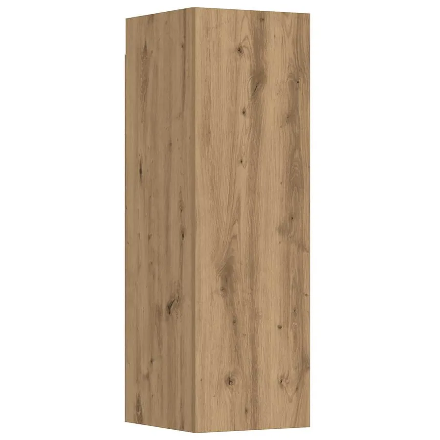 Meubles TV muraux 5 pcs chêne artisanal bois d'ingénierie - 5