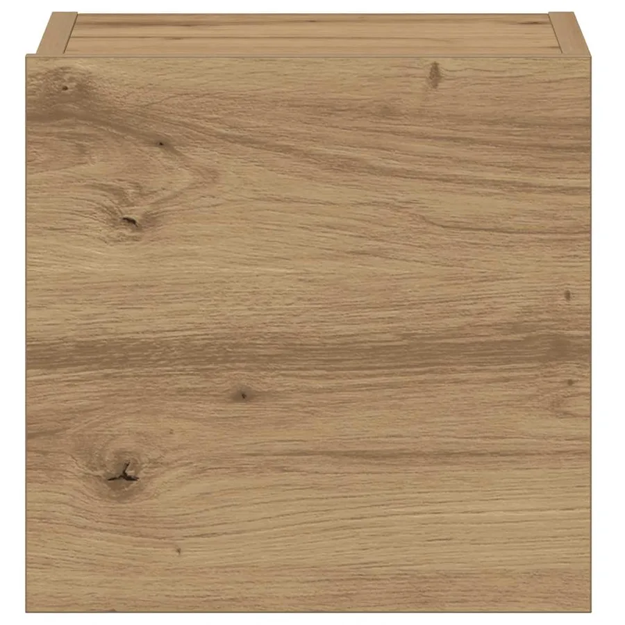 Meubles TV muraux 5 pcs chêne artisanal bois d'ingénierie - 9