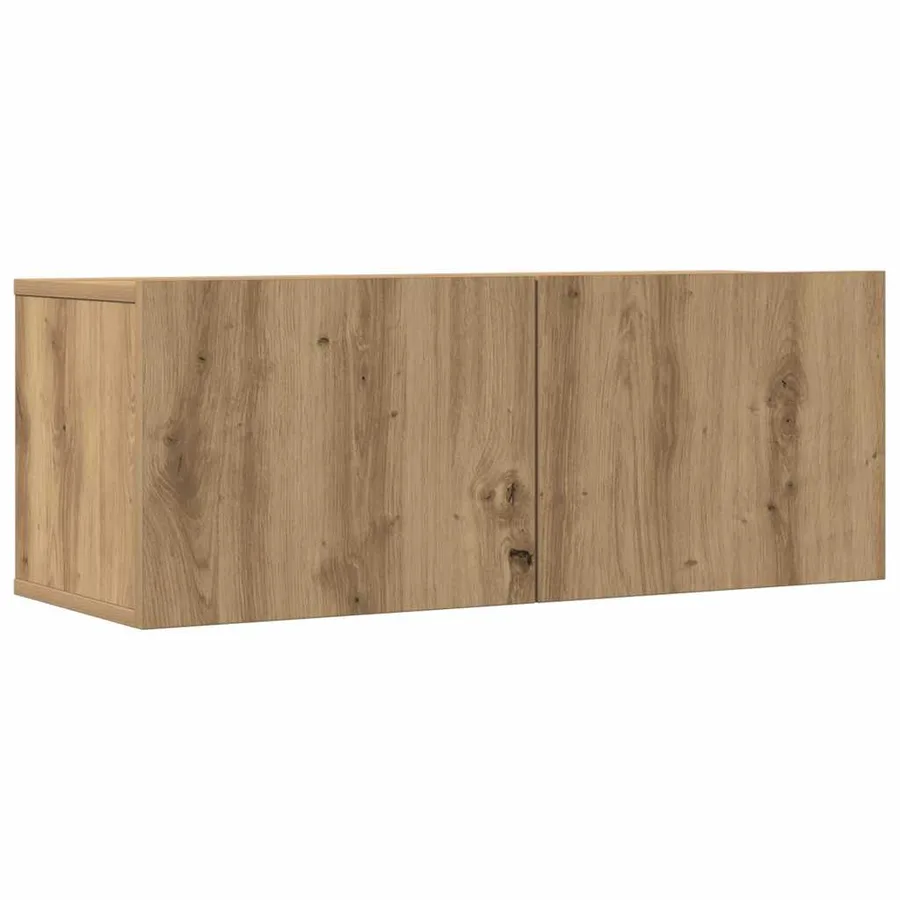 Ensemble de meuble TV mural 7 pcs chêne artisanal - 5