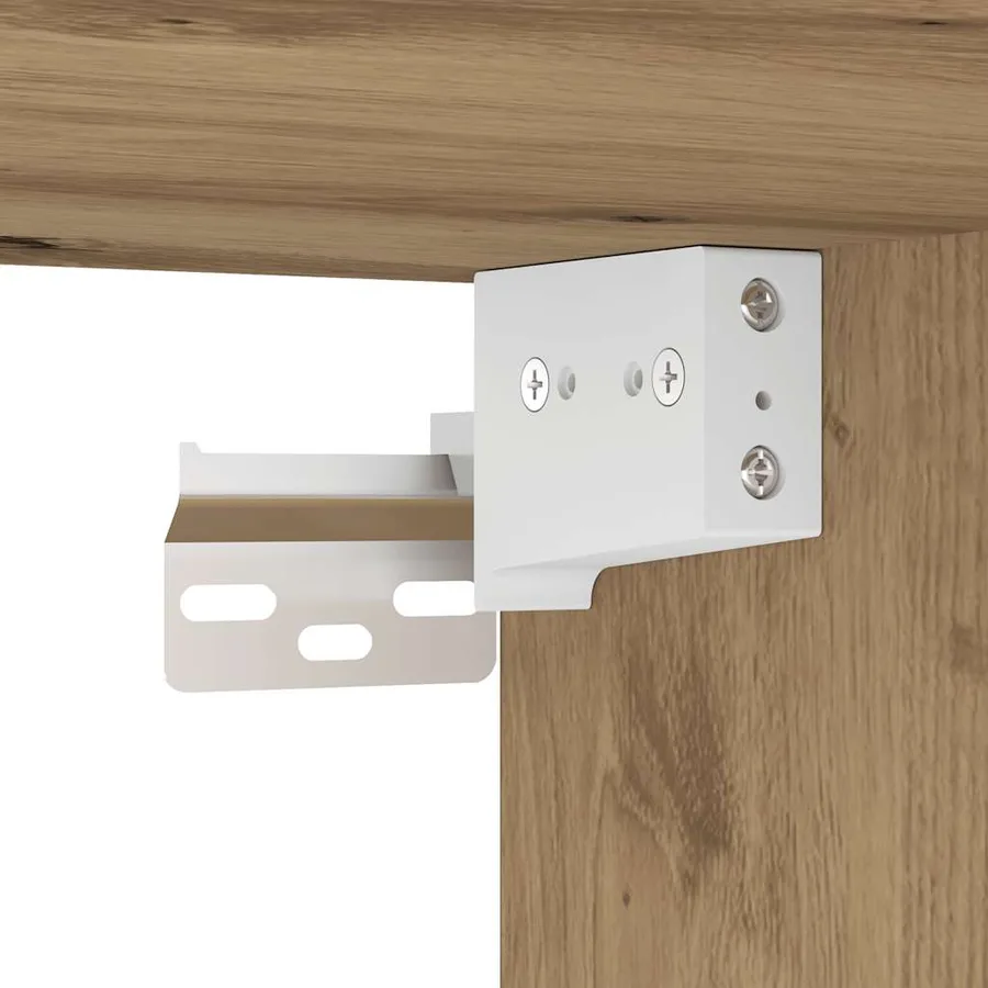 Ensemble de meuble TV mural 4 pcs chêne artisanal - 10