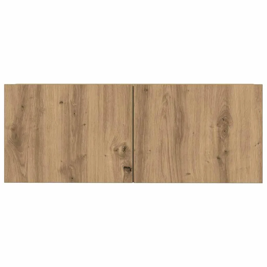 Ensemble de meuble TV mural 4 pcs chêne artisanal - 6