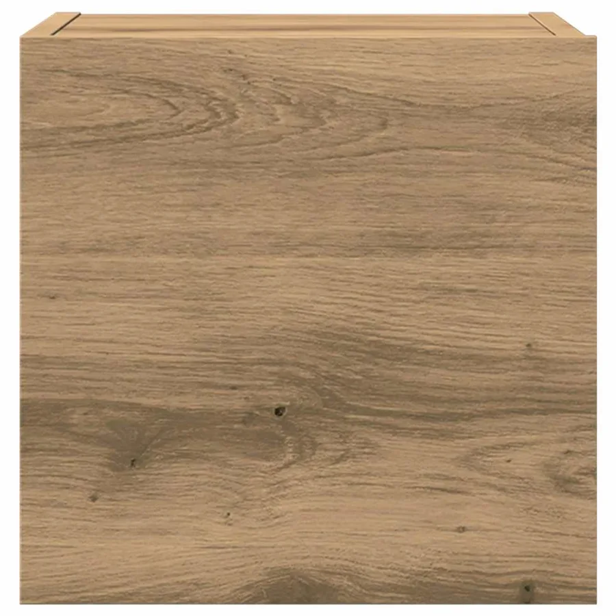 Ensemble de meuble TV mural 4 pcs chêne artisanal - 8