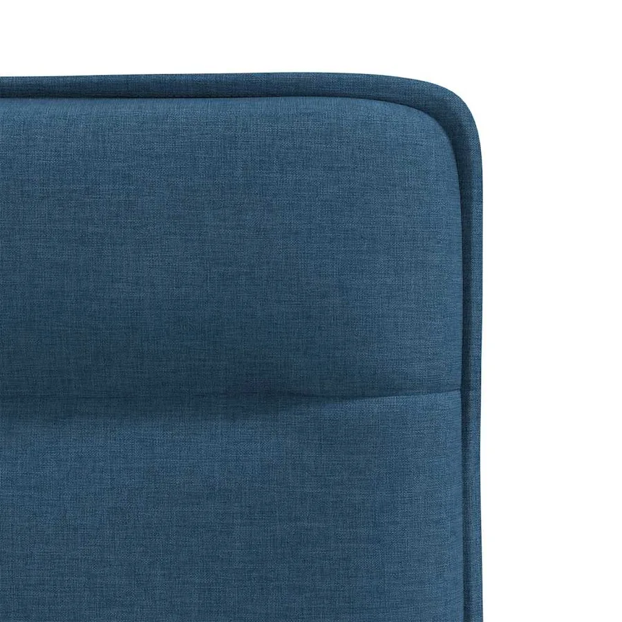 Chaises à manger lot de 2 bleu tissu - 7