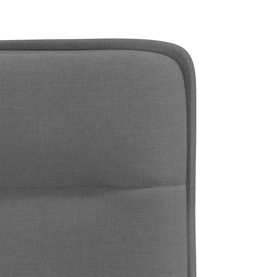 Chaises à manger lot de 4 gris foncé tissu - 7