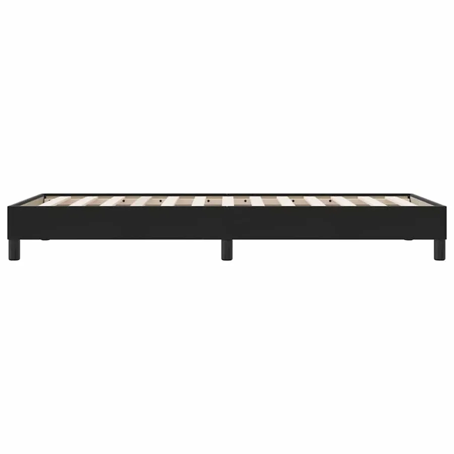 Cadre de lit sans matelas noir 100x210 cm velours - 6