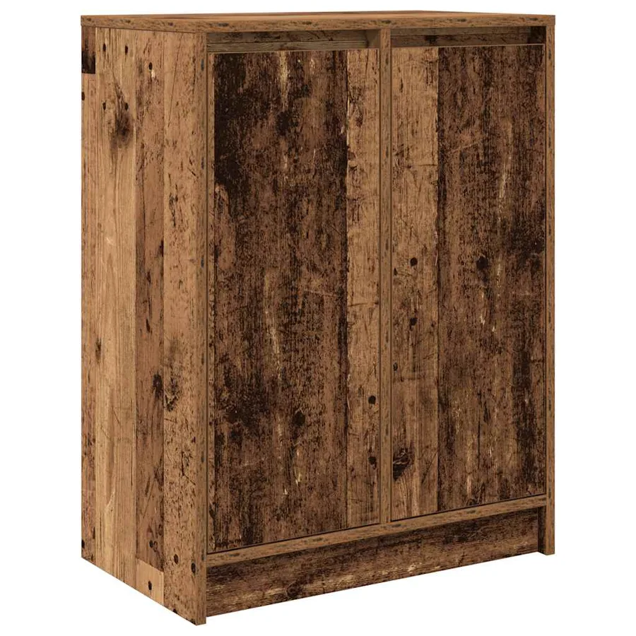 Buffet vieux bois 57x34x76 cm bois d'ingénierie - 2