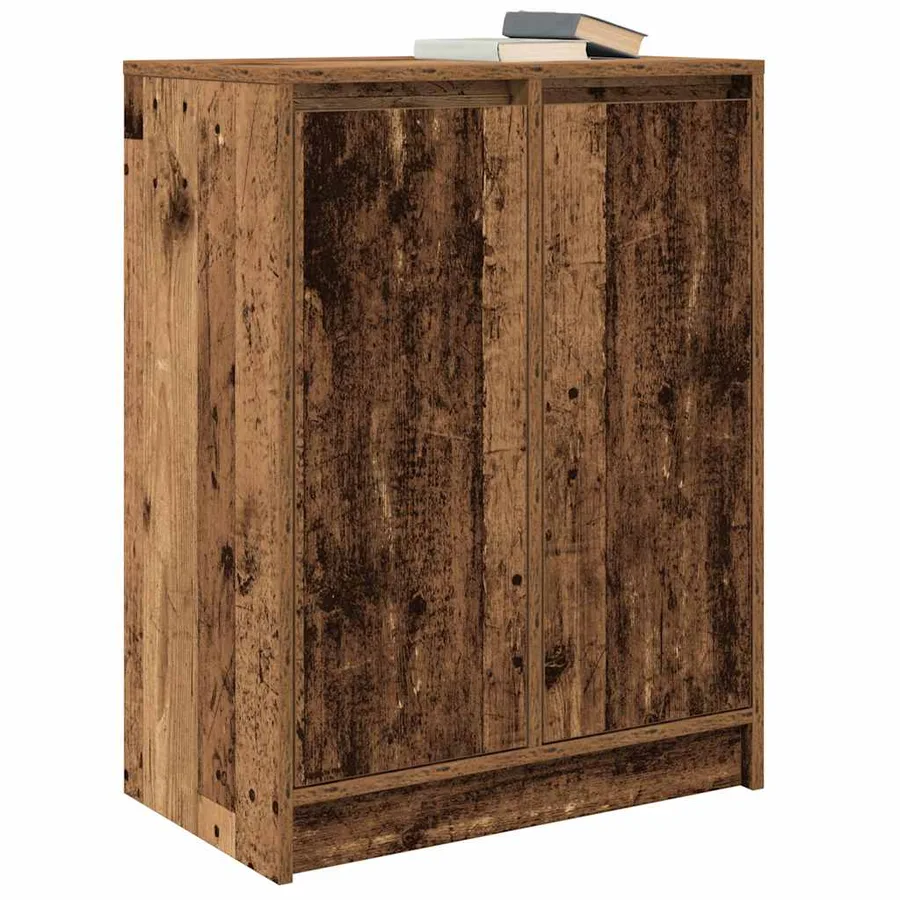 Buffet vieux bois 57x34x76 cm bois d'ingénierie - 4