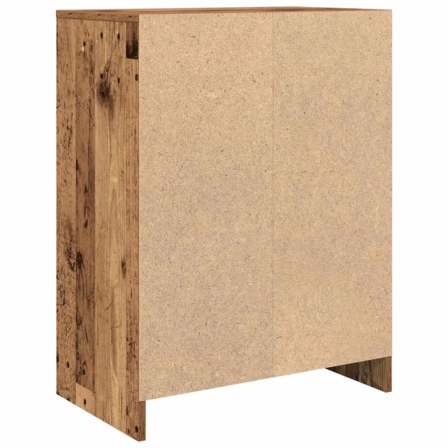 Buffet vieux bois 57x34x76 cm bois d'ingénierie - 8