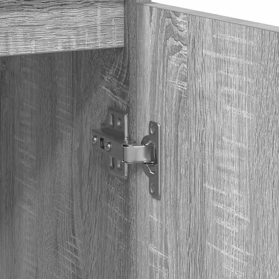 Buffet sonoma gris 57x34x76 cm bois d'ingénierie - 10