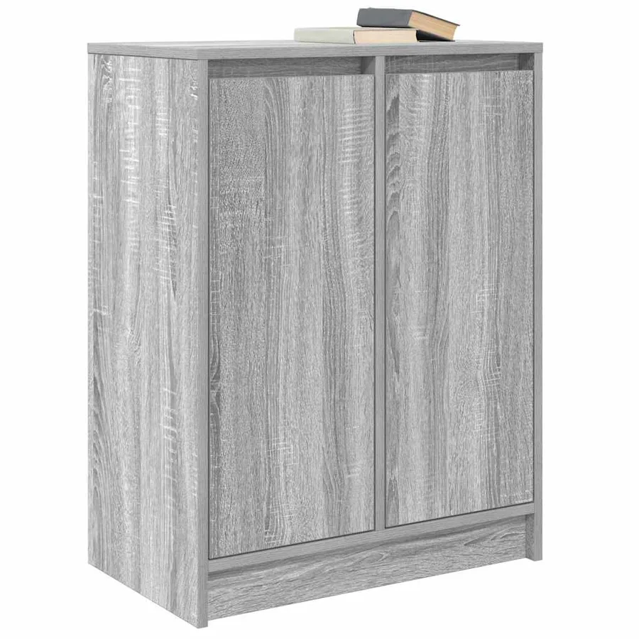Buffet sonoma gris 57x34x76 cm bois d'ingénierie - 4