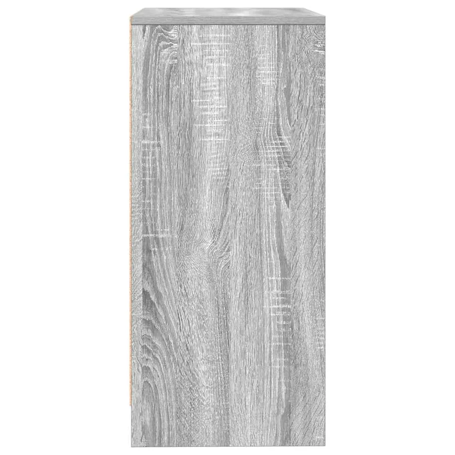 Buffet sonoma gris 57x34x76 cm bois d'ingénierie - 7