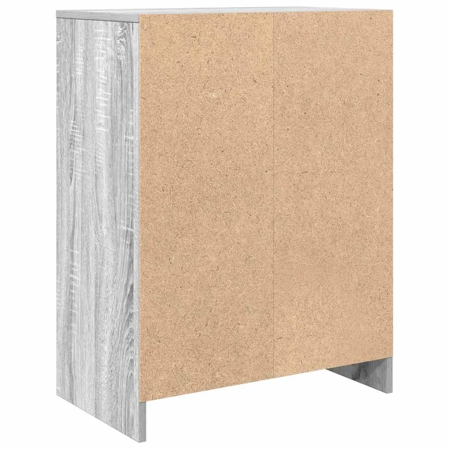 Buffet sonoma gris 57x34x76 cm bois d'ingénierie - 8