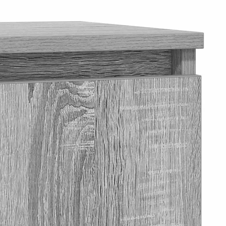 Buffet sonoma gris 57x34x76 cm bois d'ingénierie - 9
