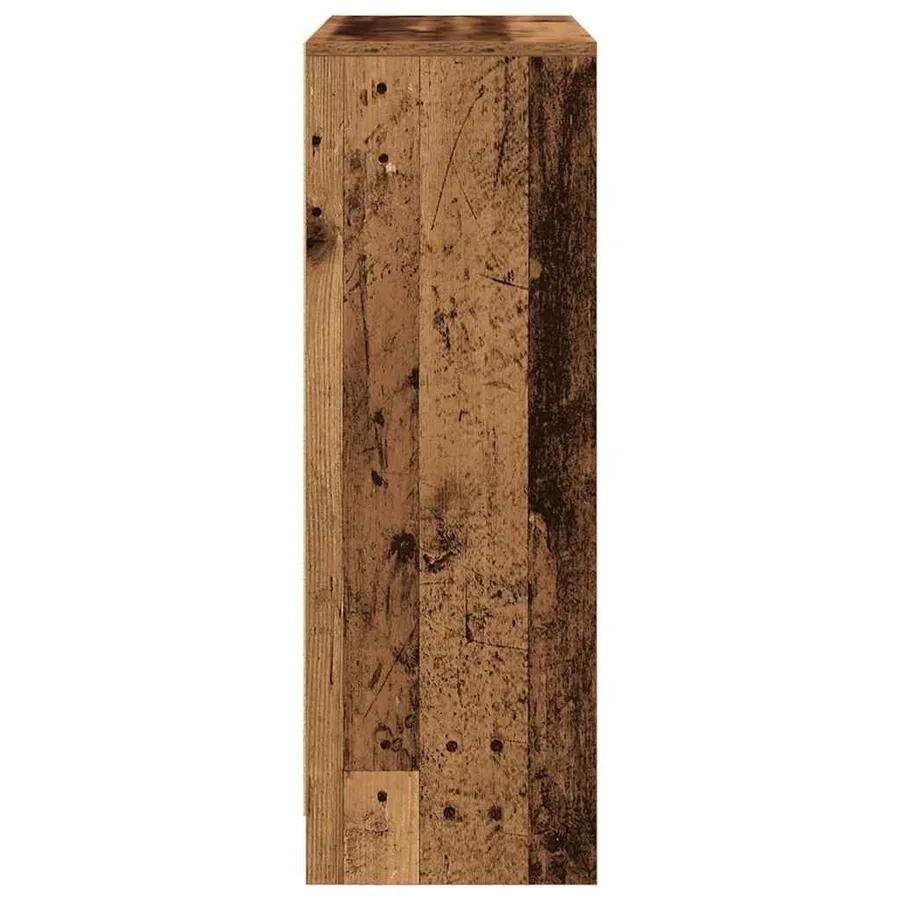 Buffet avec tiroirs et portes vieux bois 73x31x90 cm - 7